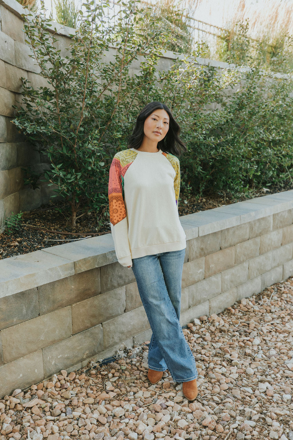 Really Feeling It Color Block Pullover