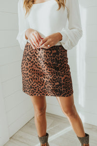 All Seasons Leopard Skirt
