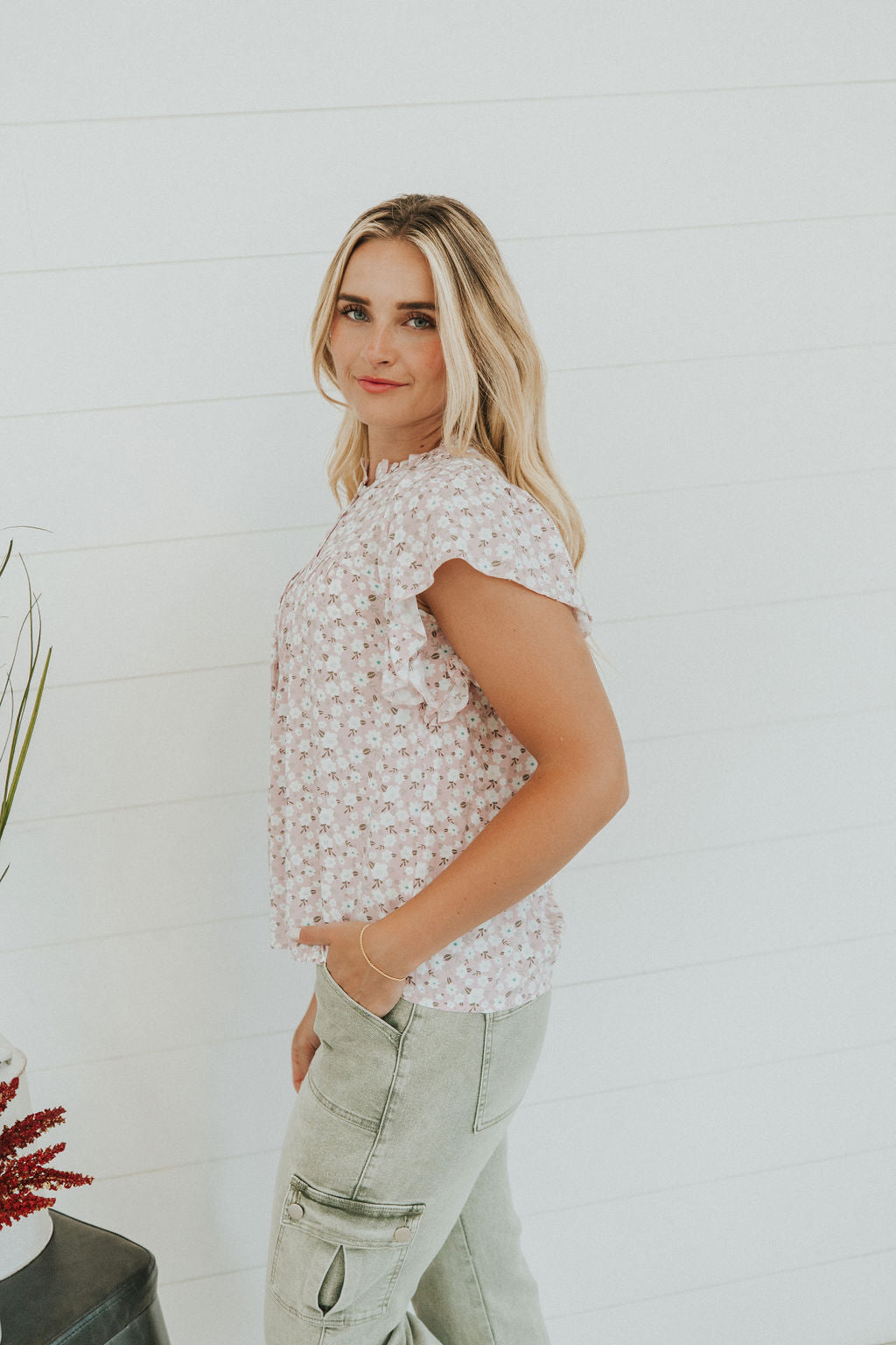 I'll Wait For You Floral Top