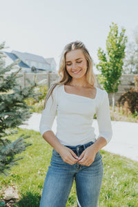 All For Love Square Neck Top