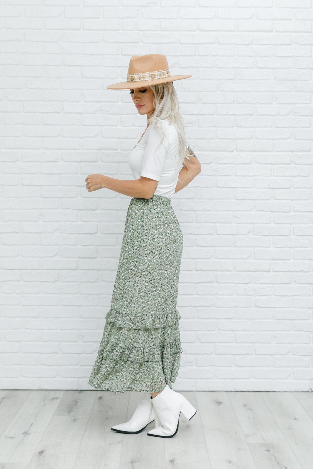 Floral Visons Skirt