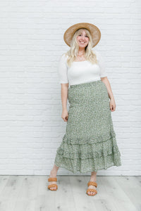 Floral Visons Skirt