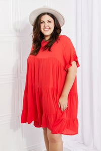 Culture Code Full Size Tulip Fields Tiered Midi Dress