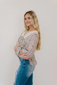 Keep A Look Out Floral Top