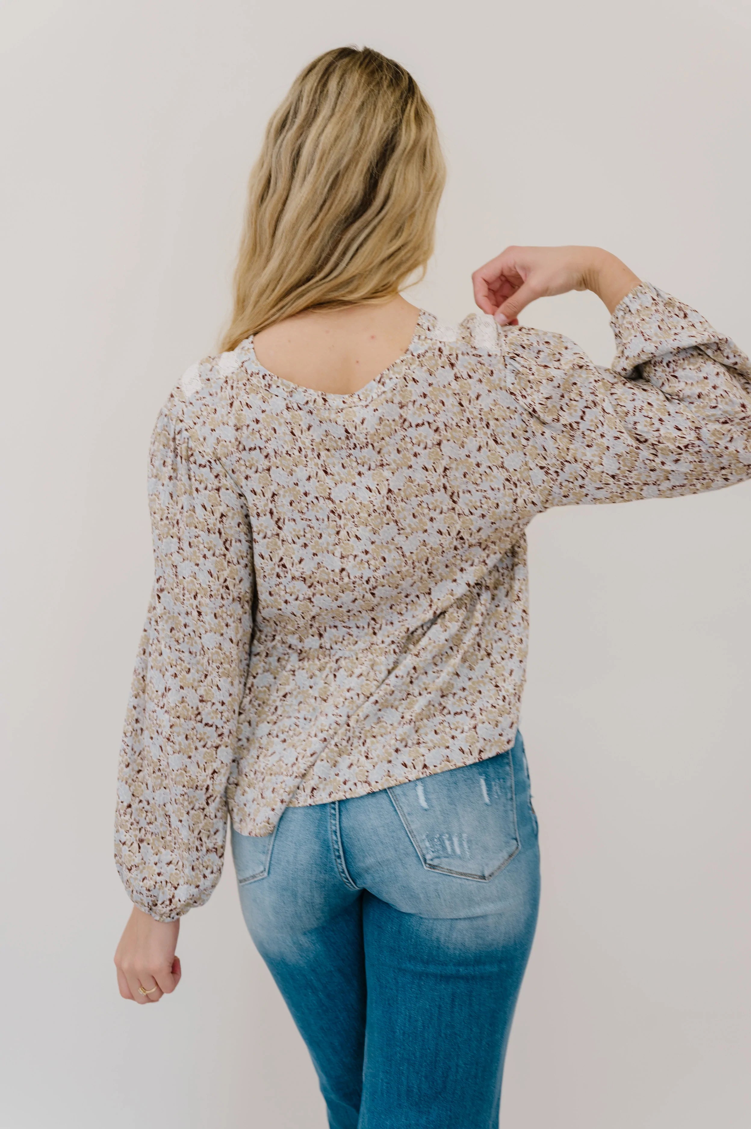 Keep A Look Out Floral Top