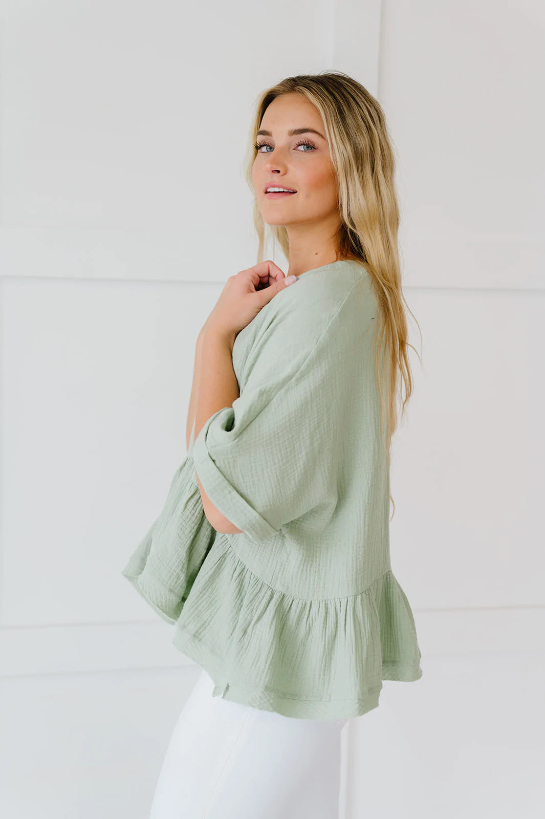 Out For The Day Babydoll Top