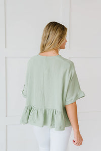 Out For The Day Babydoll Top