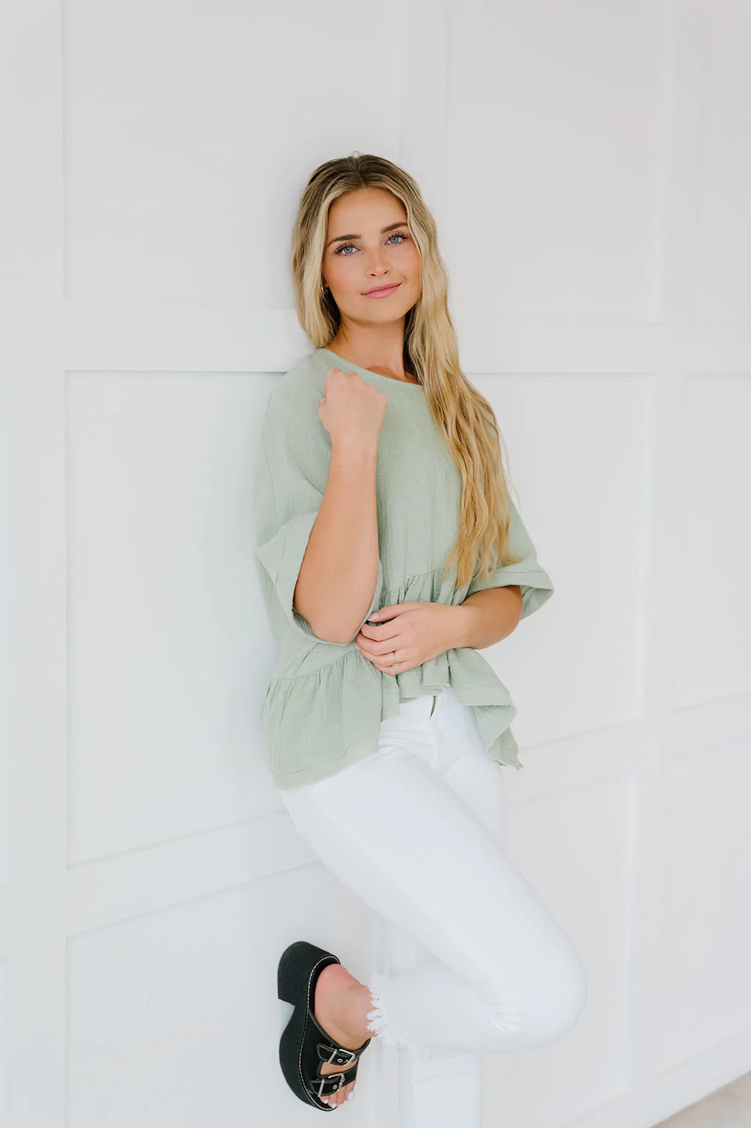 Out For The Day Babydoll Top