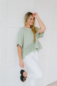 Out For The Day Babydoll Top