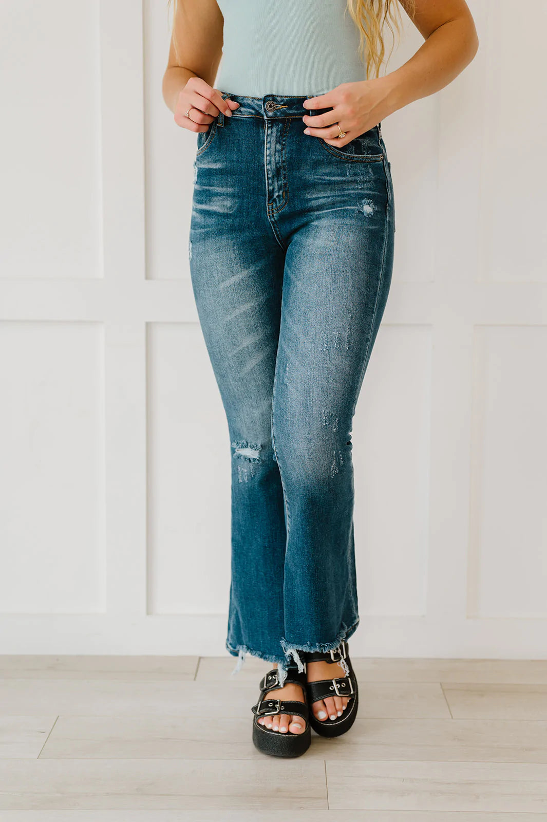 Hey Lovely Vintage Washed Flares
