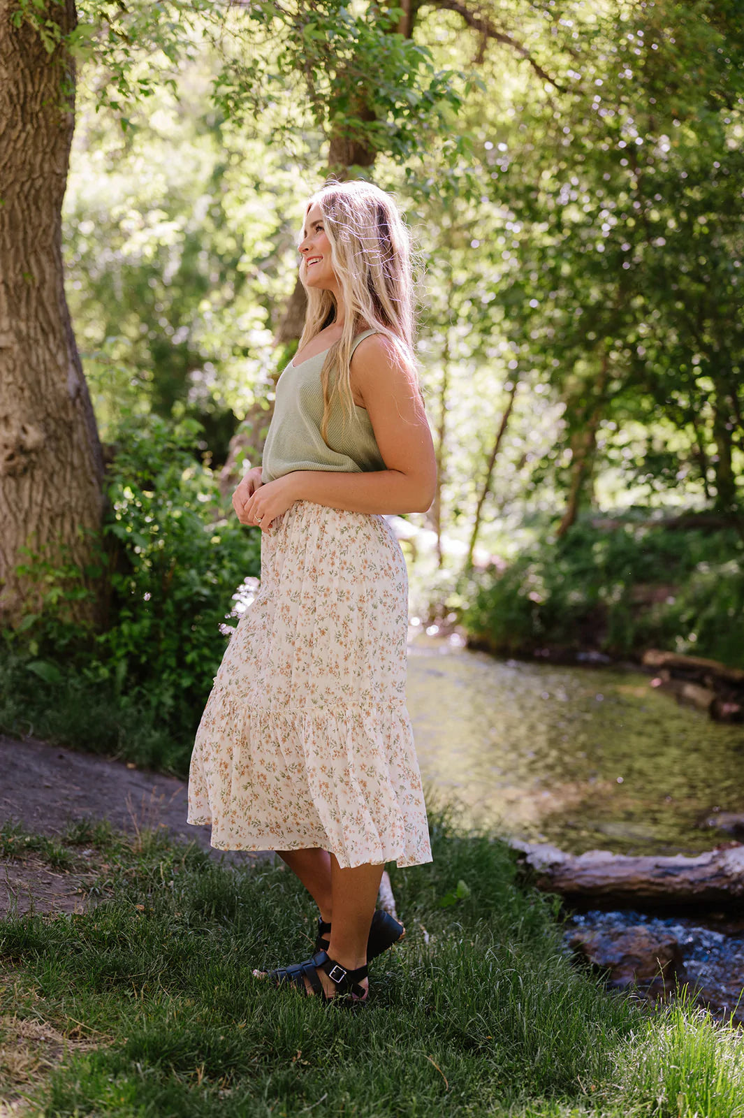 Everything You Do Floral Skirt