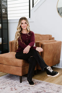Perfectly Imperfect Henley Top