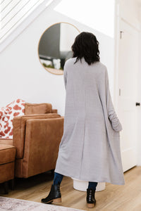 What You See Cardigan- Gray