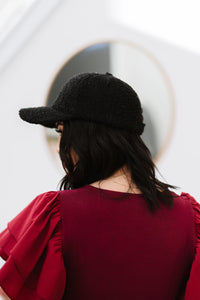 Out And About Boucle Cap - Black