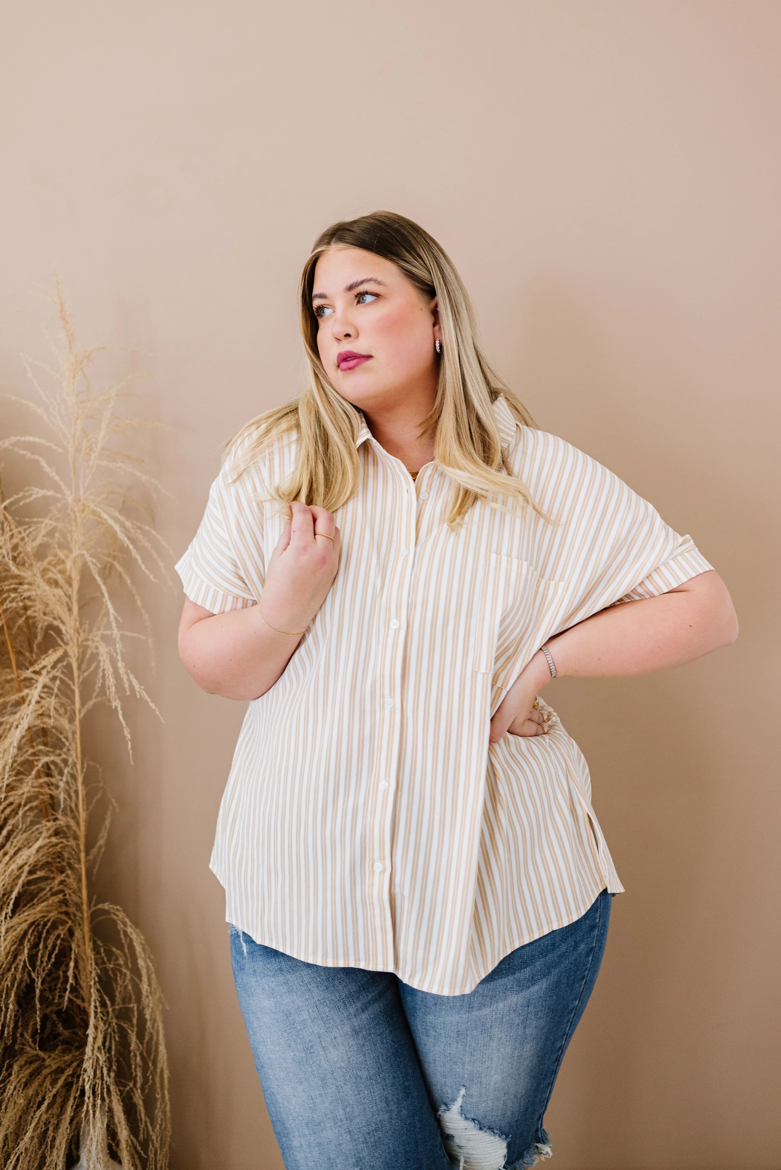 Close To My Heart Striped Top