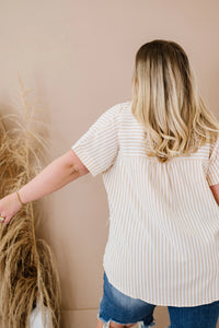 Close To My Heart Striped Top