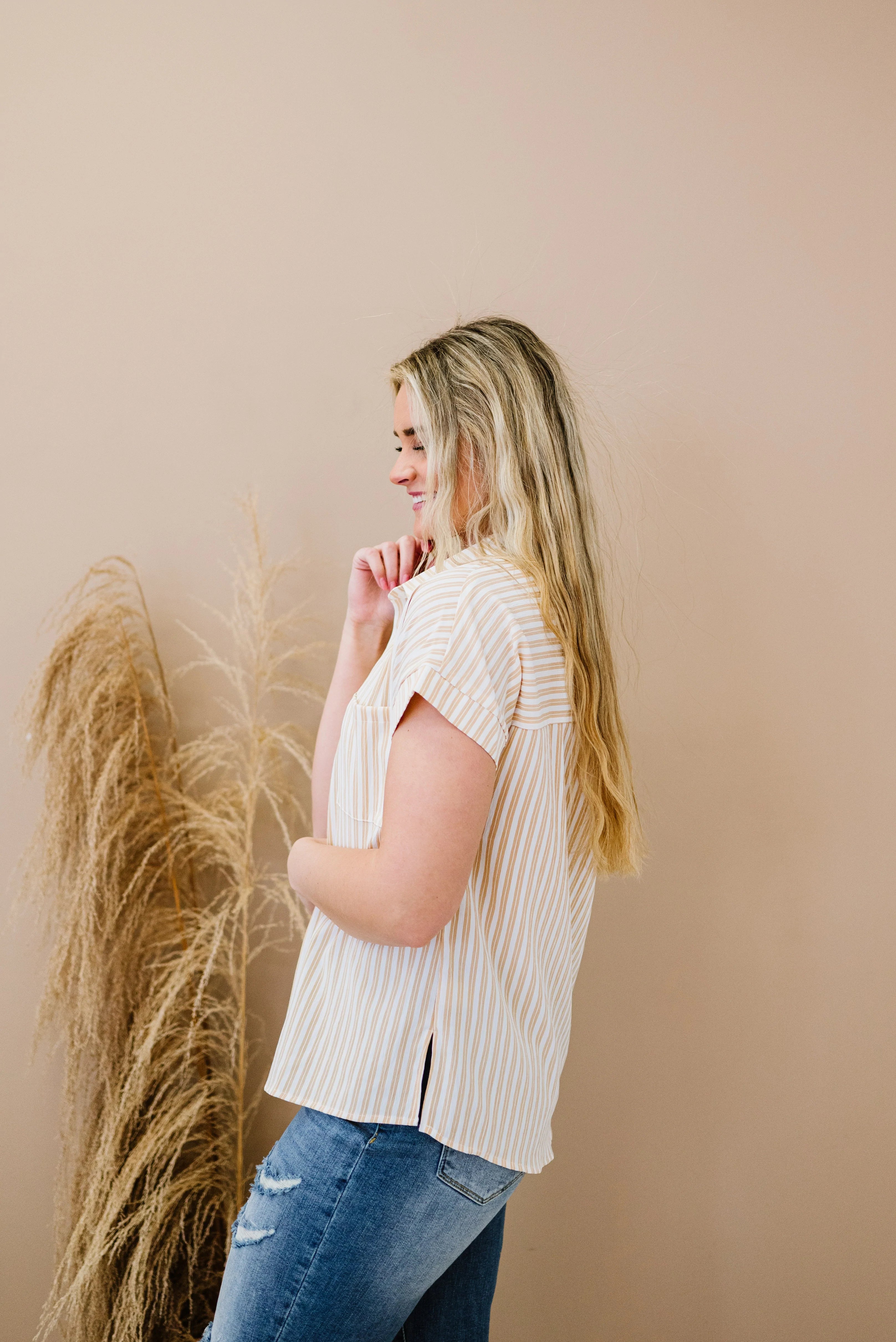 Close To My Heart Striped Top