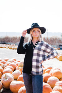 Get Their Attention Color Block Top