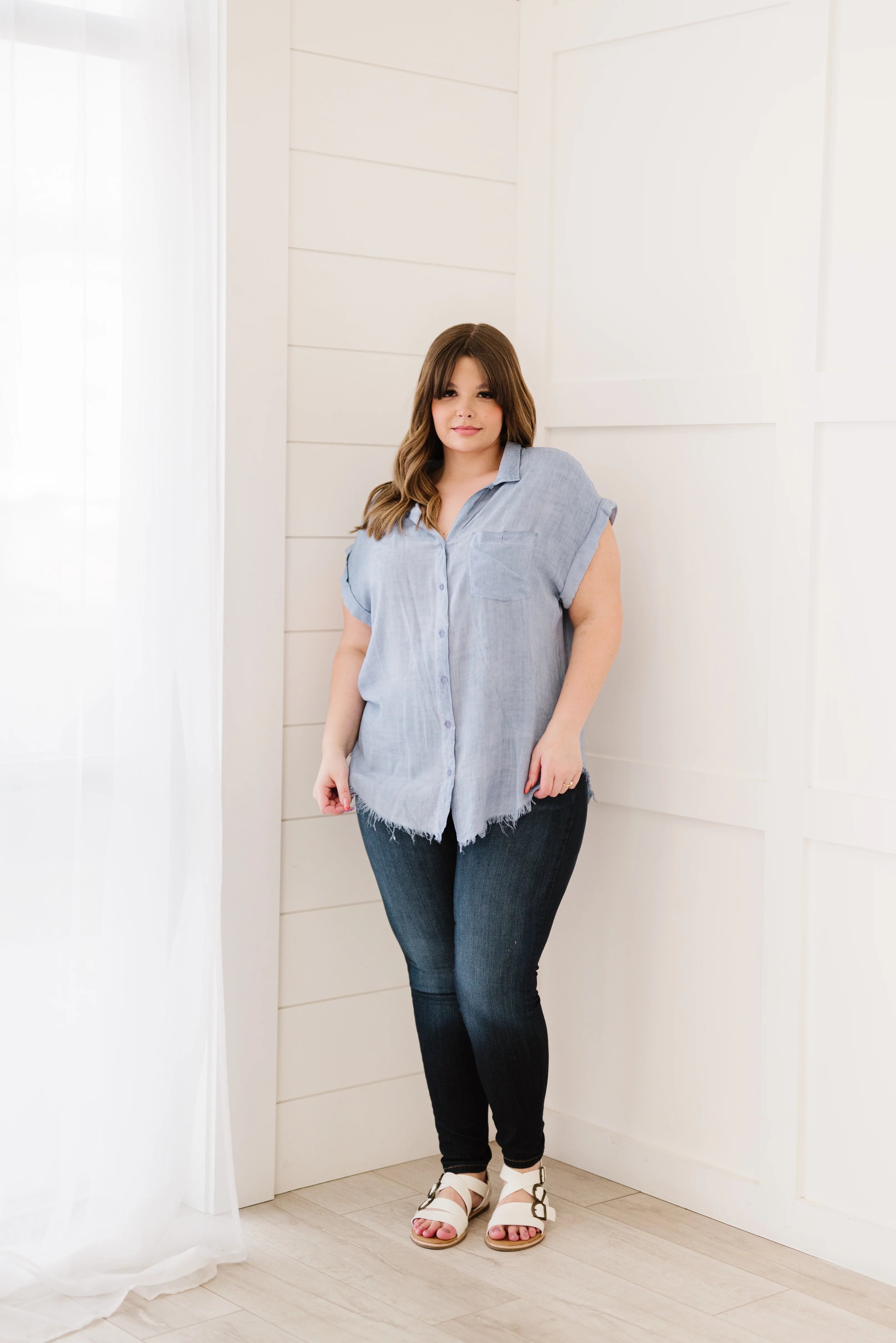 We Belong Together Button Up Top