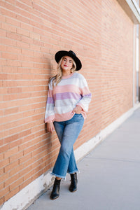 Let Me Love You Color Block Sweater