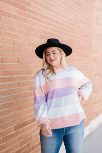 Let Me Love You Color Block Sweater