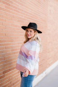Let Me Love You Color Block Sweater