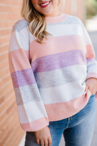 Let Me Love You Color Block Sweater
