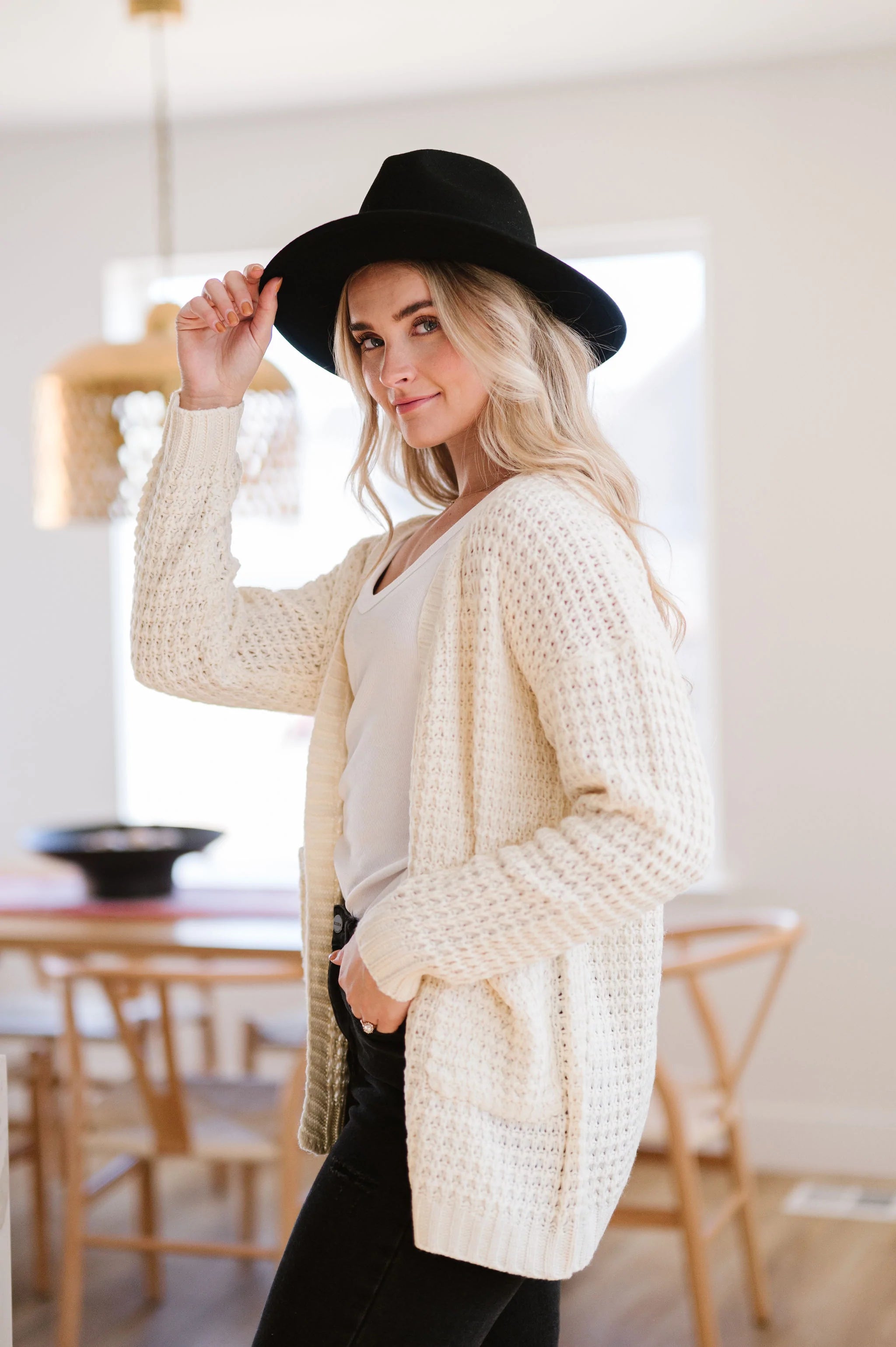 Sitting Fireside Chunky Knit Cardigan