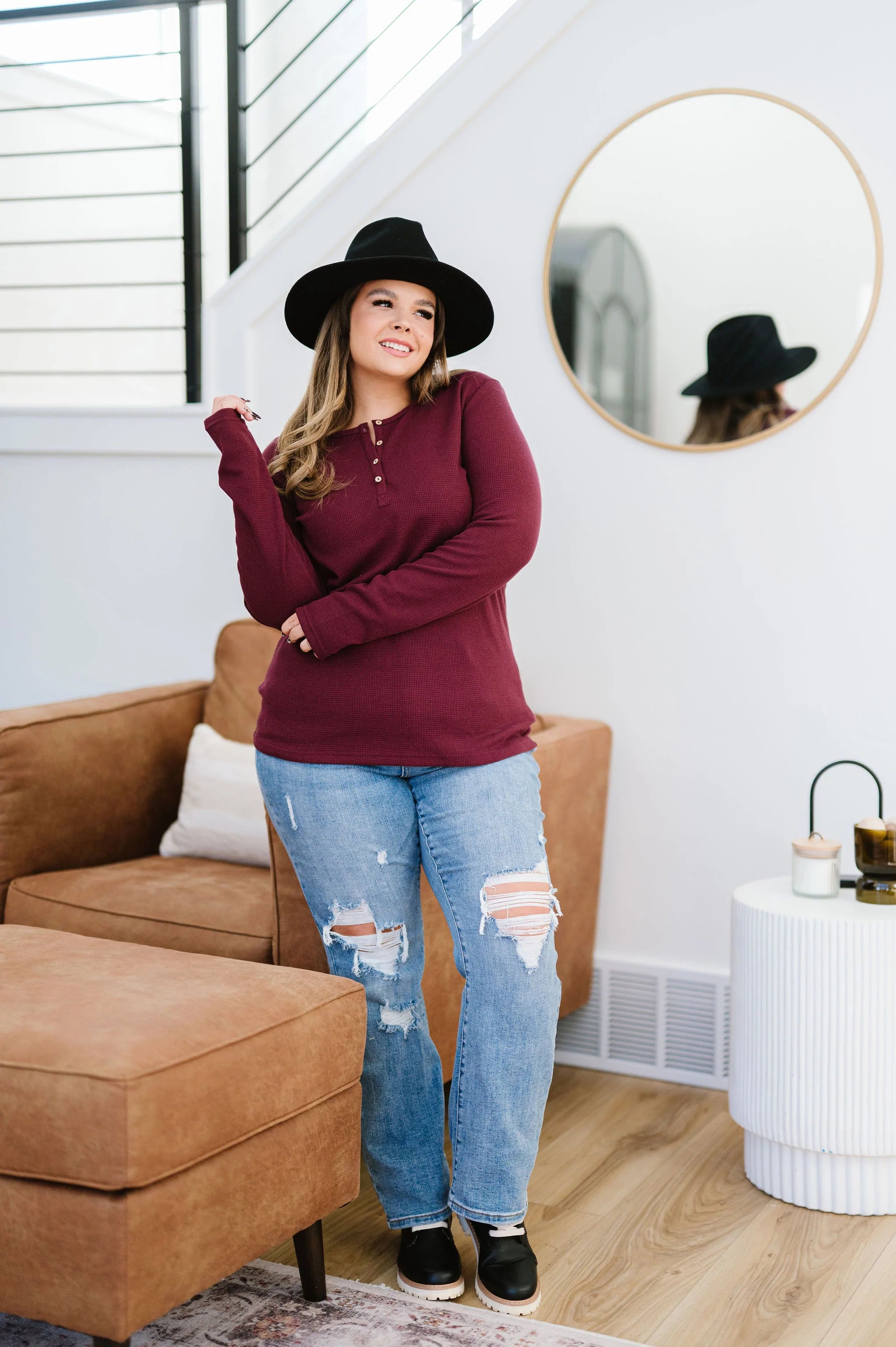 Perfectly Imperfect Henley Top