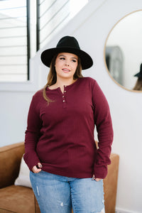 Perfectly Imperfect Henley Top