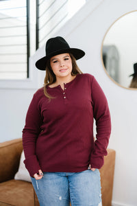 Perfectly Imperfect Henley Top