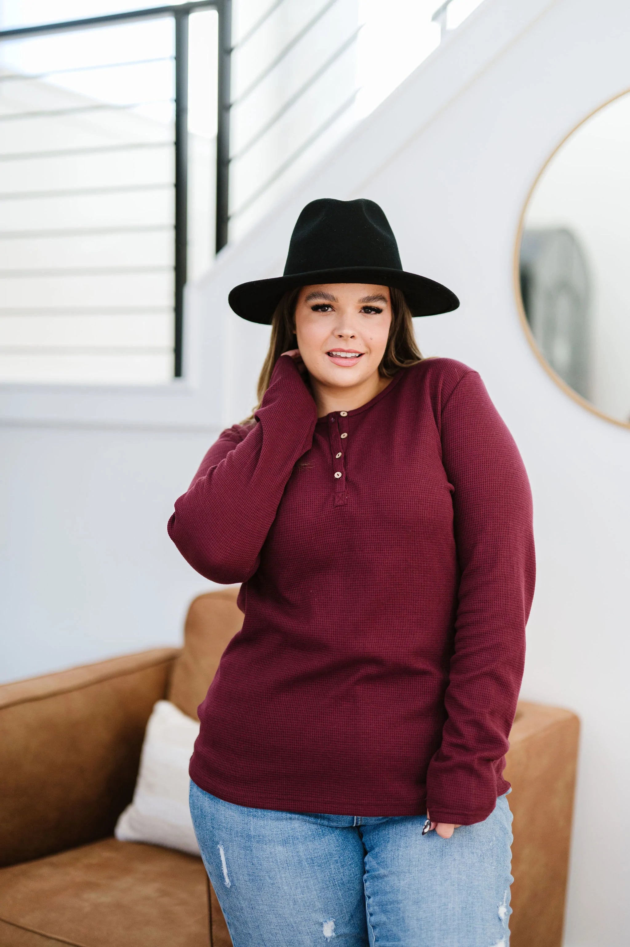 Perfectly Imperfect Henley Top