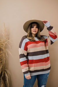 Lazy Days Striped Sweater