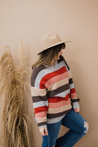 Lazy Days Striped Sweater