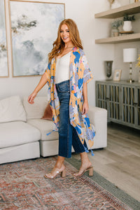 Island Living Floral Kimono