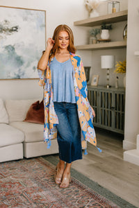 Island Living Floral Kimono