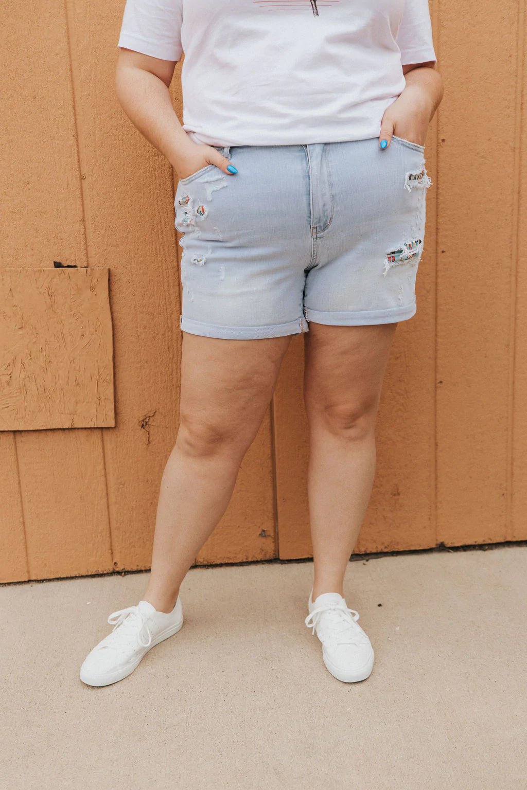 Raise The Stakes Patched Shorts