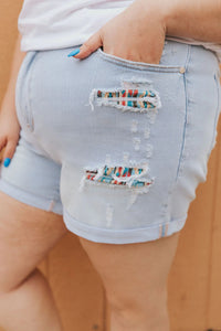 Raise The Stakes Patched Shorts