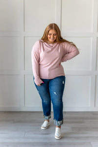 What A Beauty Drop Shoulder Top- Pink