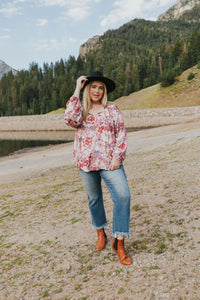Speak To Me Floral Top