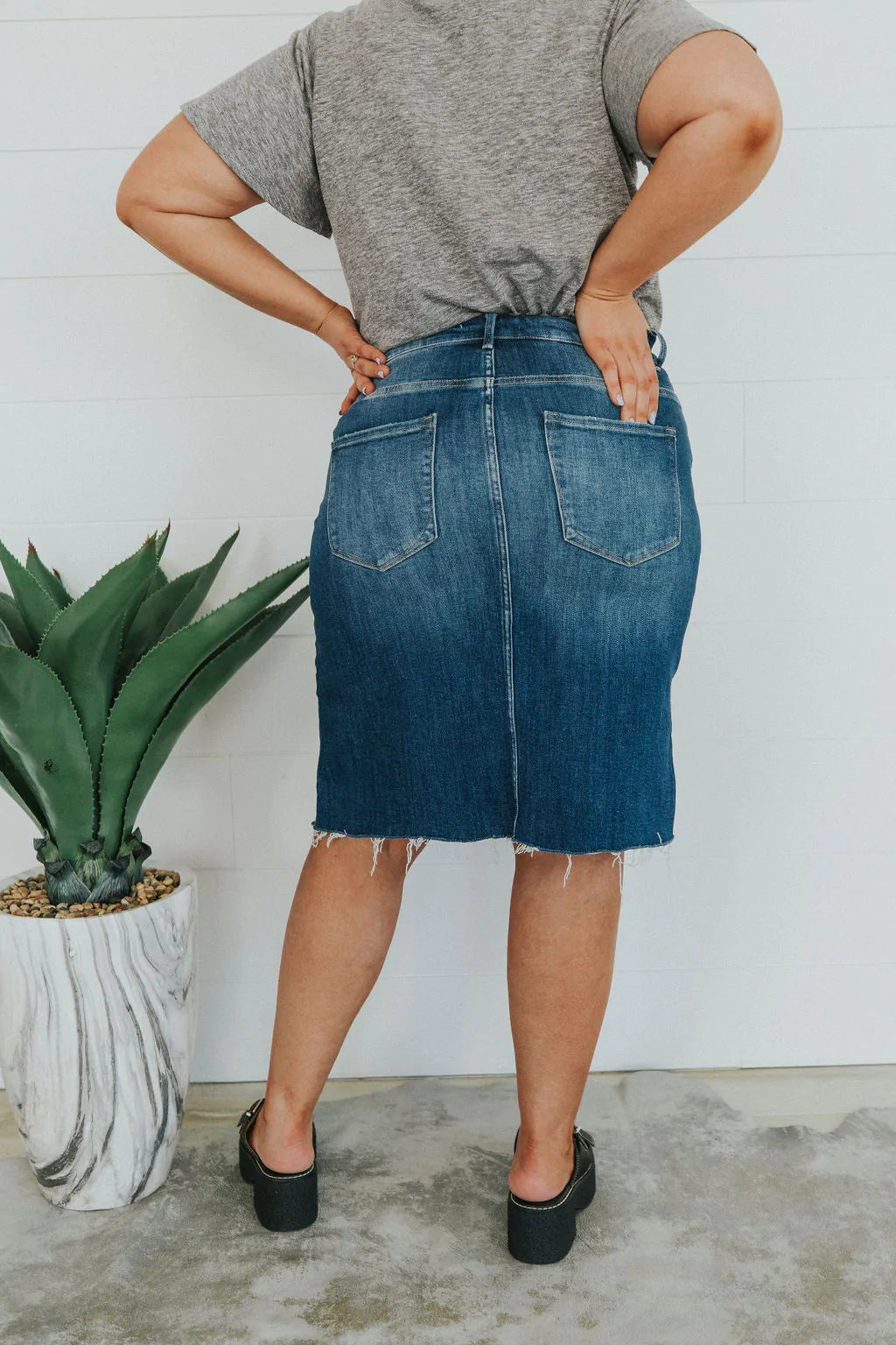 Get It Girl Denim Skirt