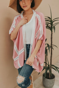 Come On Over Kimono - Pink