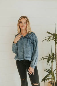 Now And Then Pin Tuck Top