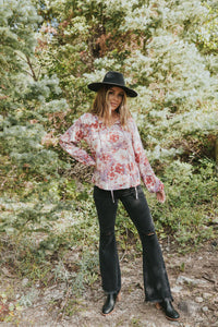 Speak To Me Floral Top