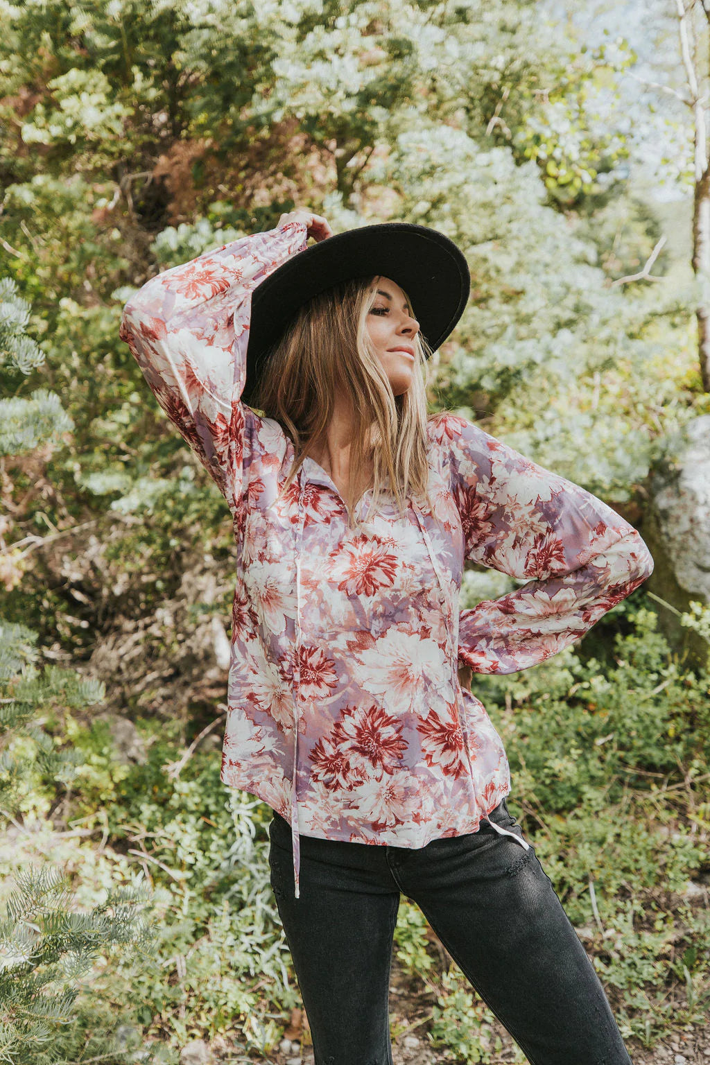 Speak To Me Floral Top