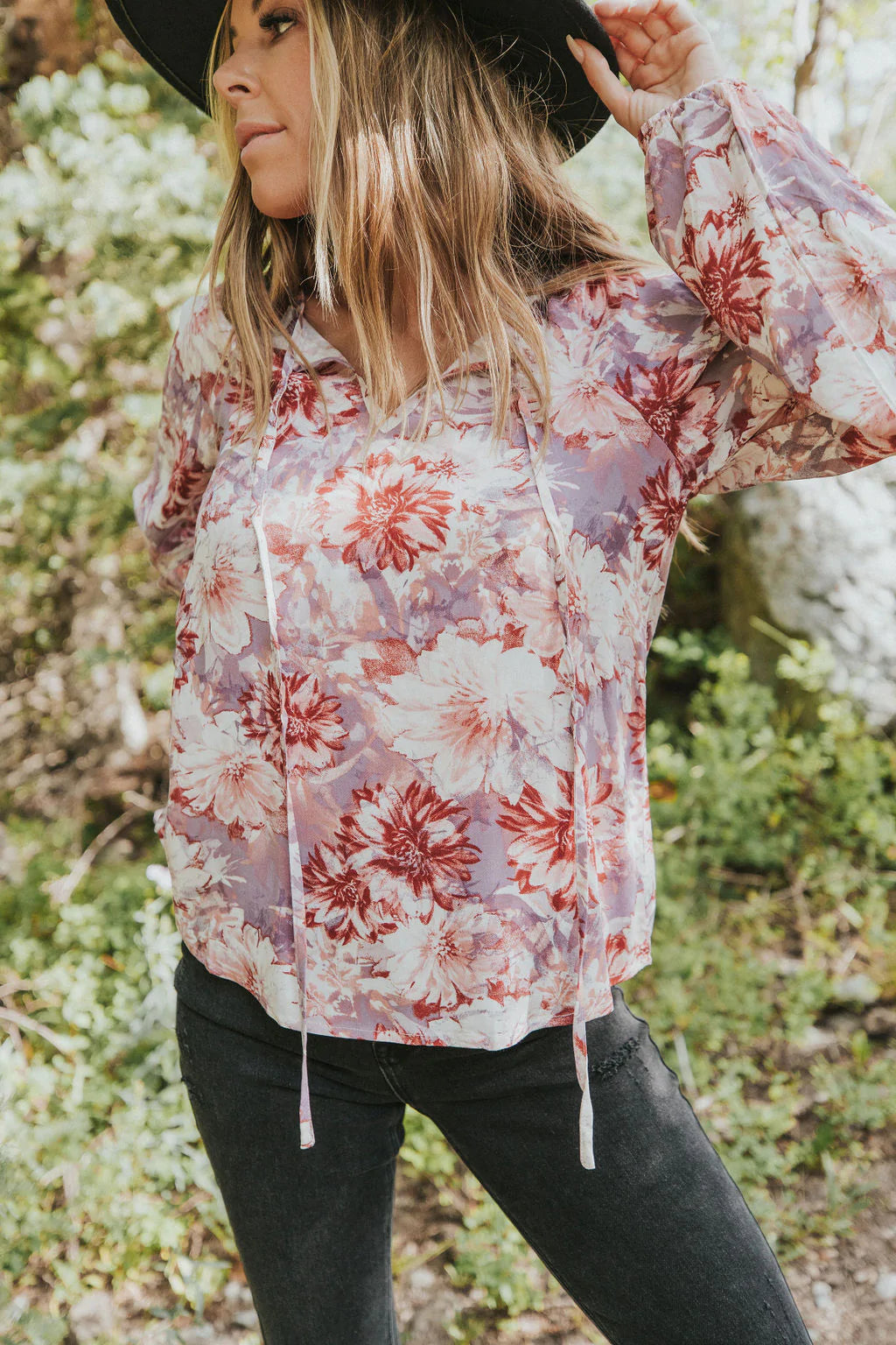 Speak To Me Floral Top