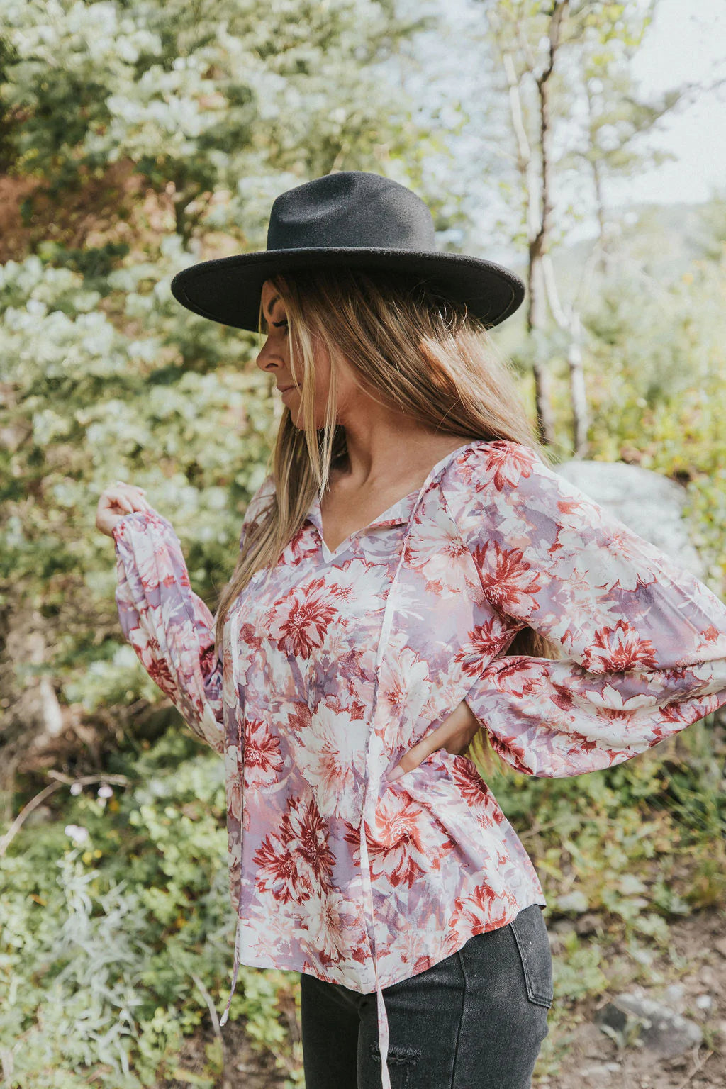 Speak To Me Floral Top