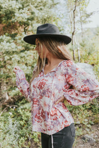 Speak To Me Floral Top
