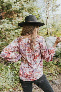 Speak To Me Floral Top