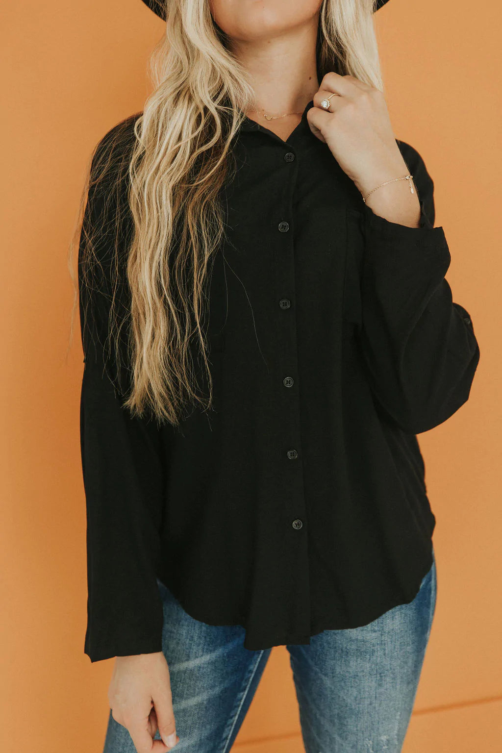 So Sophisticated Button-Up Top